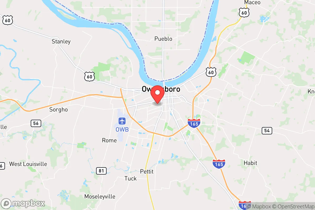 Map centered at 37.7577, -87.1177