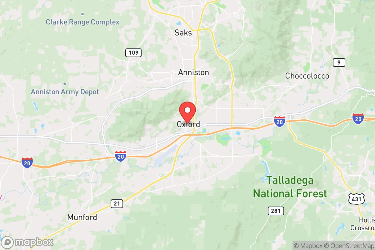 Map centered at 33.5966, -85.8688