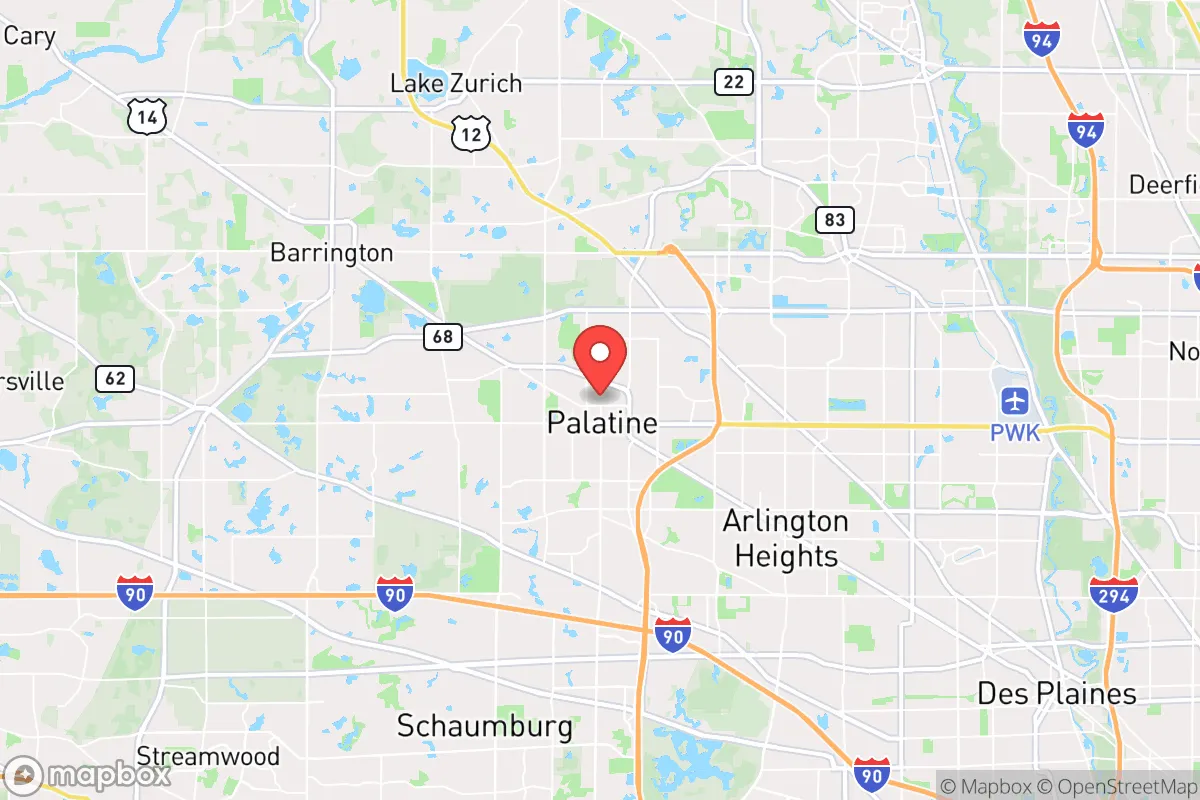 Map centered at 42.1163, -88.0440