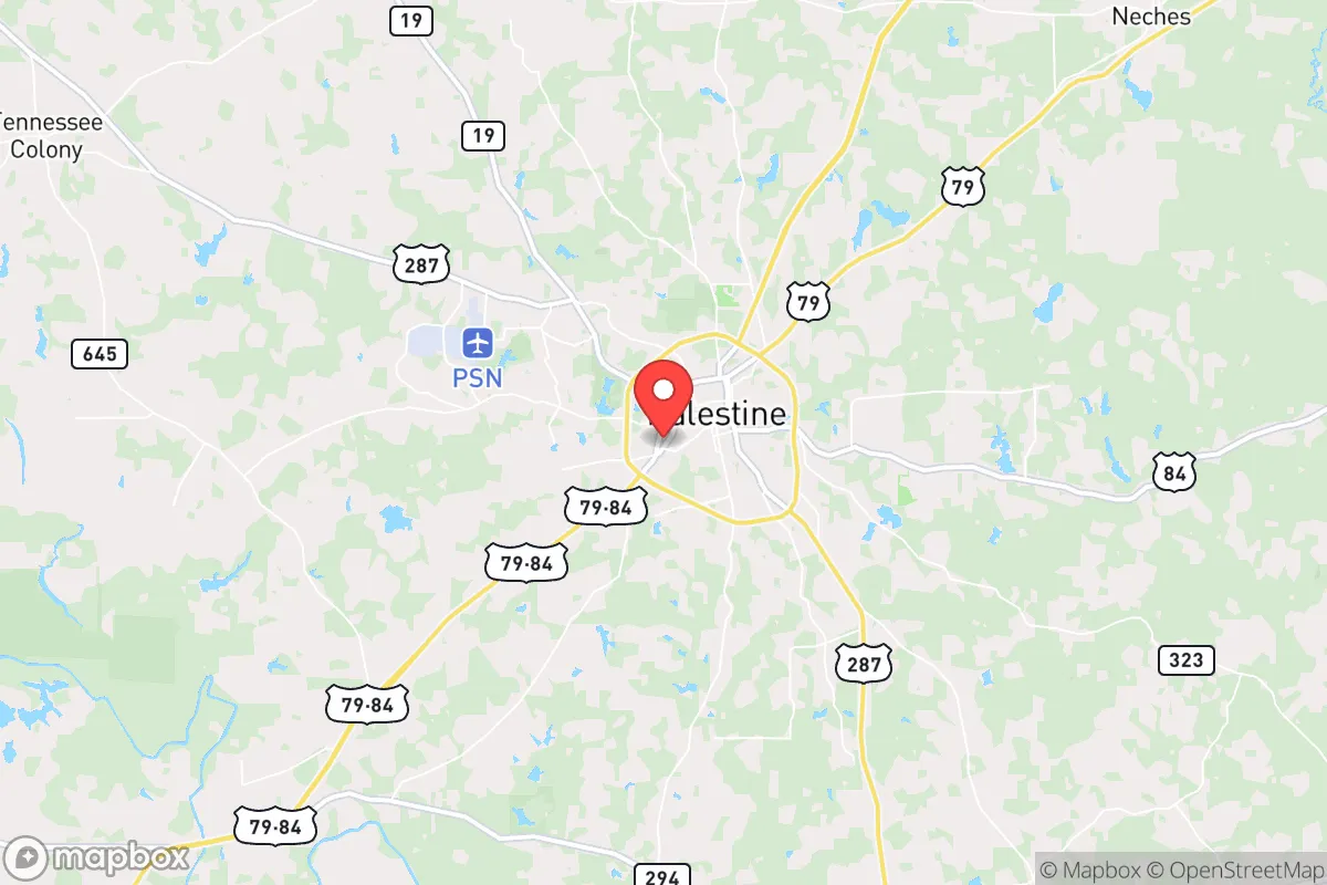 Map centered at 31.7544, -95.6471