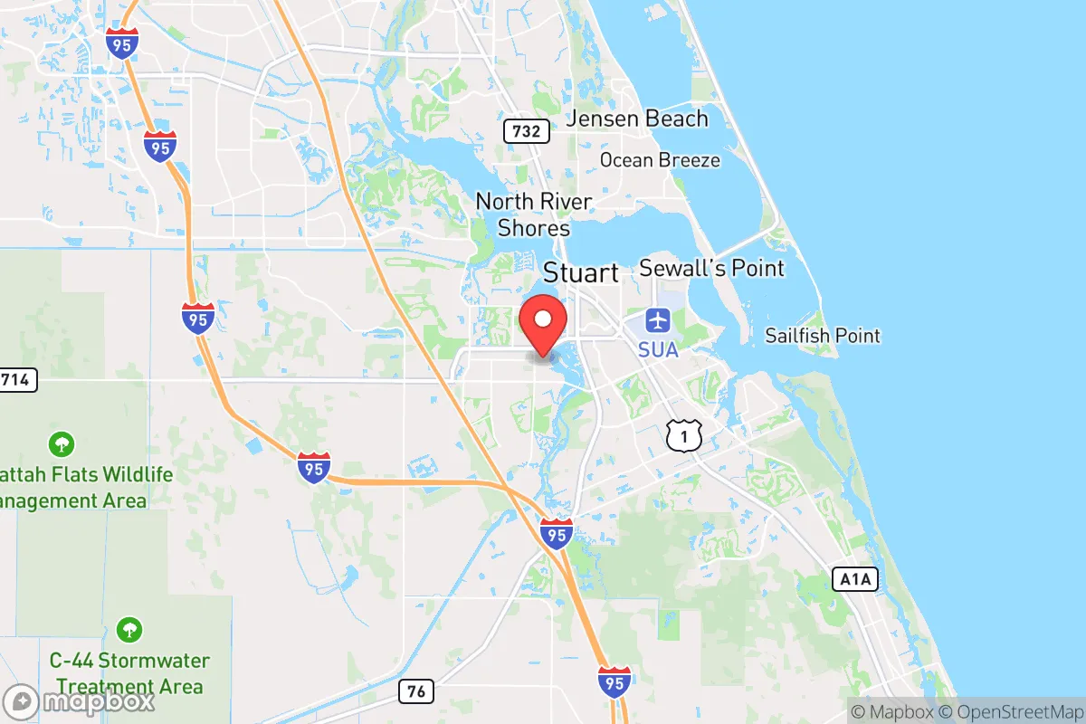 Map centered at 27.1678, -80.2662