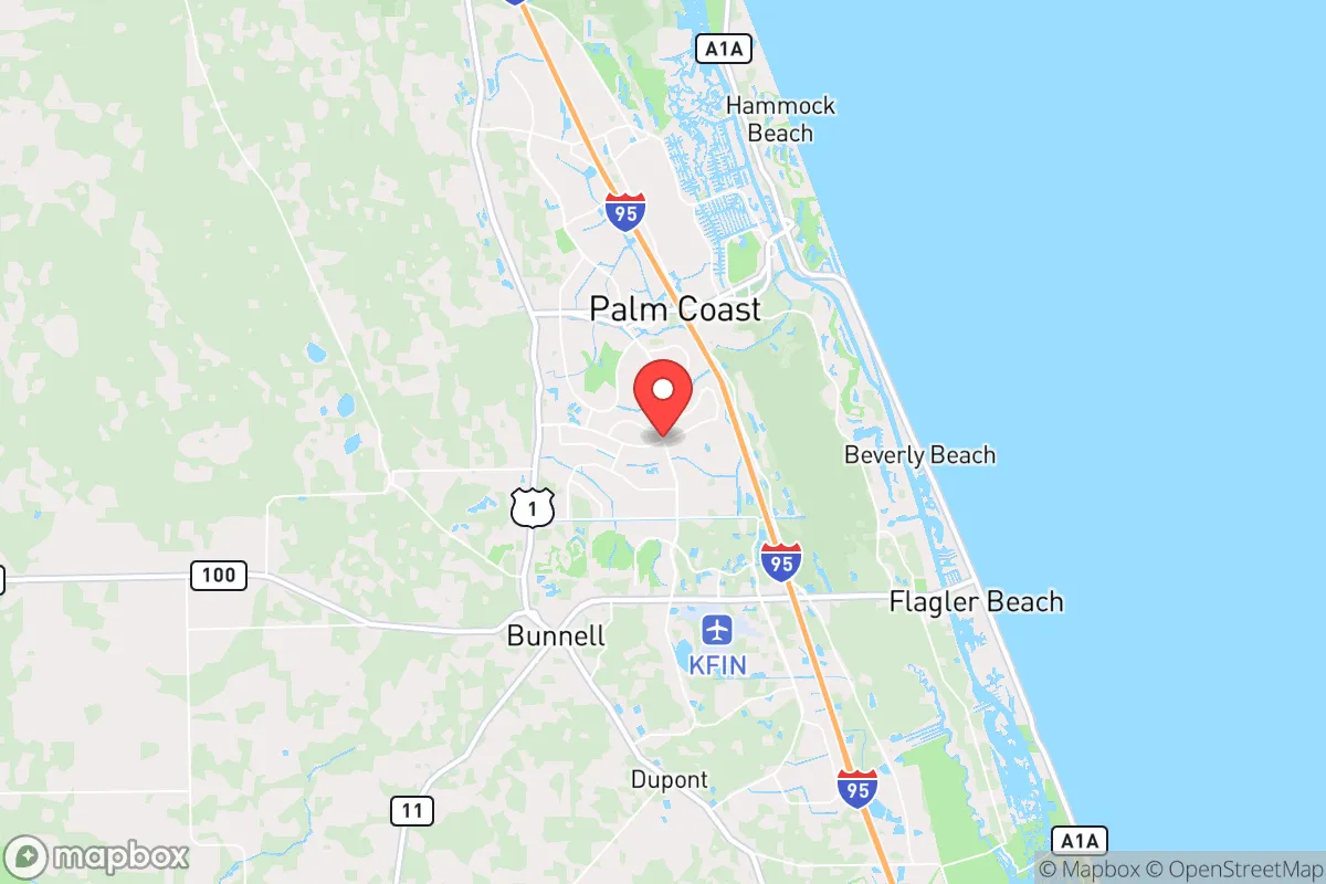 Map centered at 29.5380, -81.2452