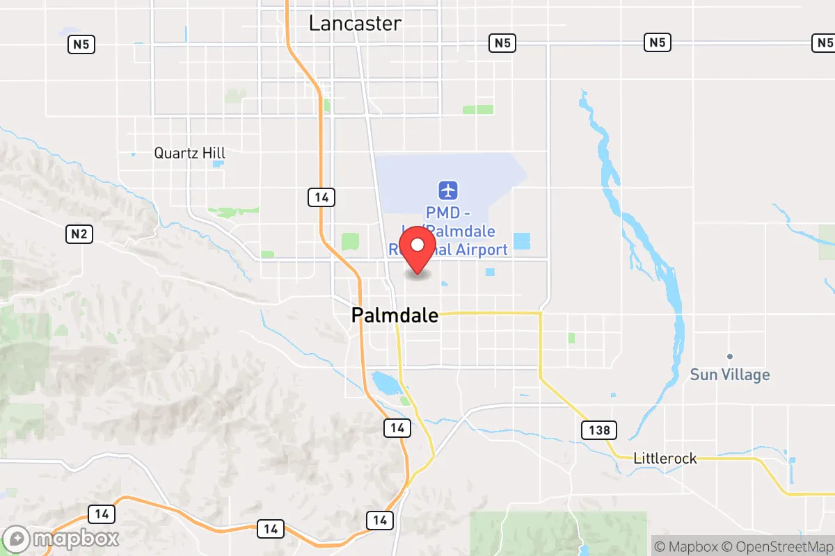 Map centered at 34.5945, -118.1057