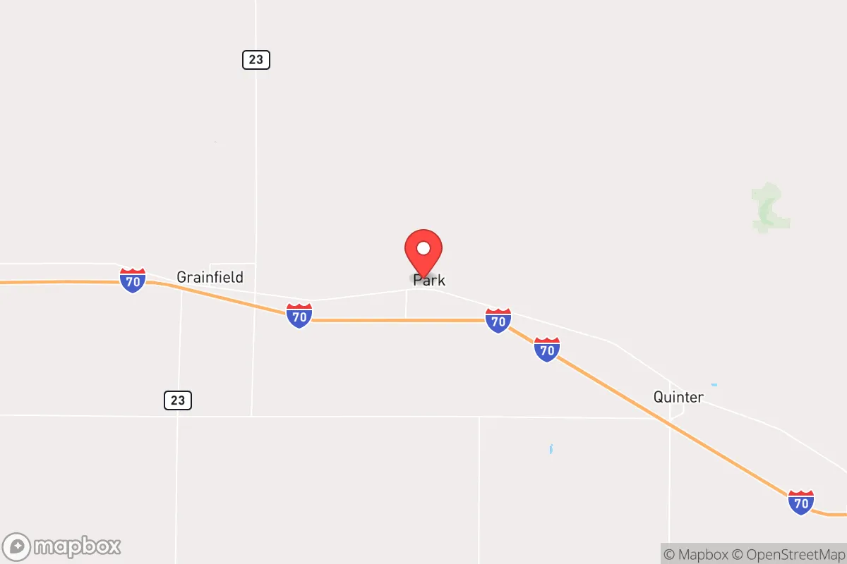 Map centered at 39.1118, -100.3614