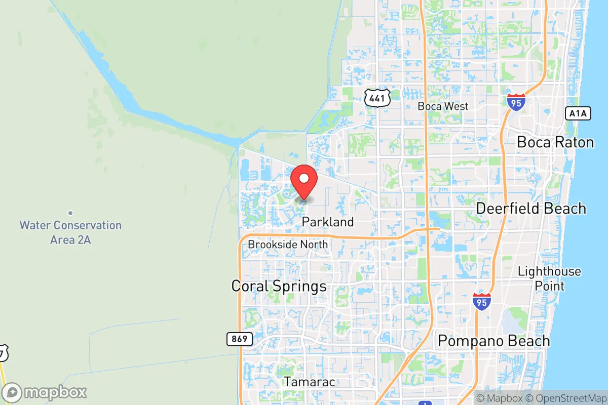 Map centered at 26.3219, -80.2534