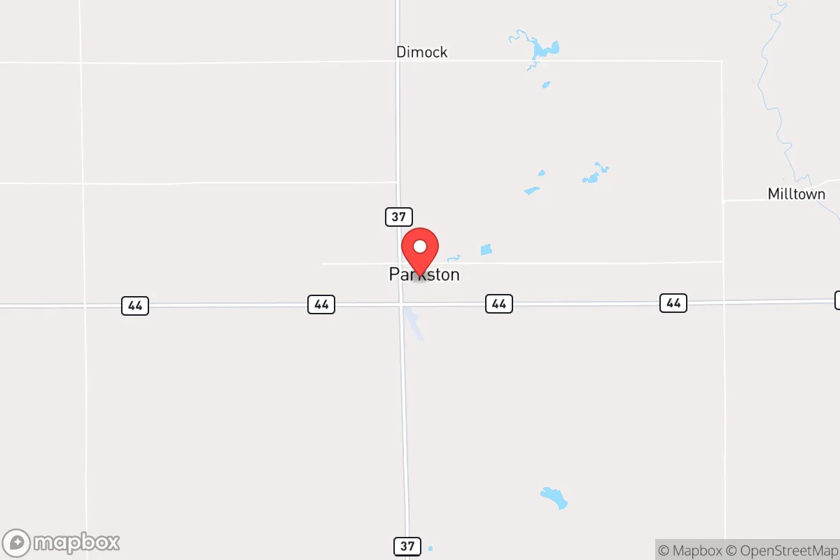 Map centered at 43.3929, -97.9864