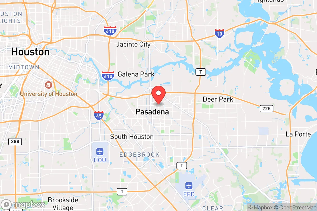 Map centered at 29.6573, -95.1494