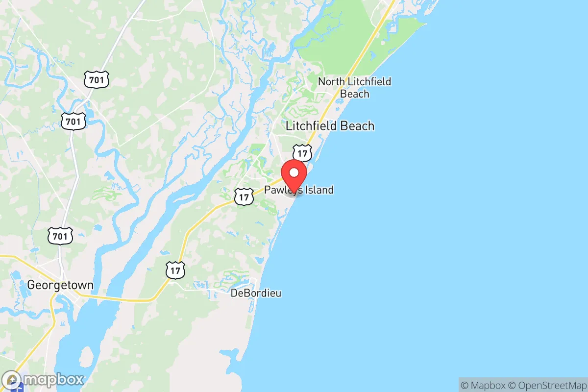 Map centered at 33.4258, -79.1249