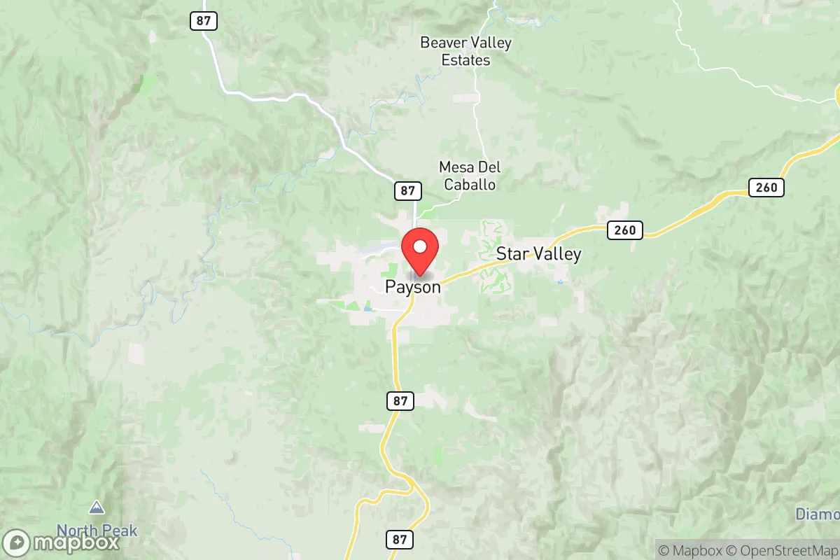 Map centered at 34.2433, -111.3195