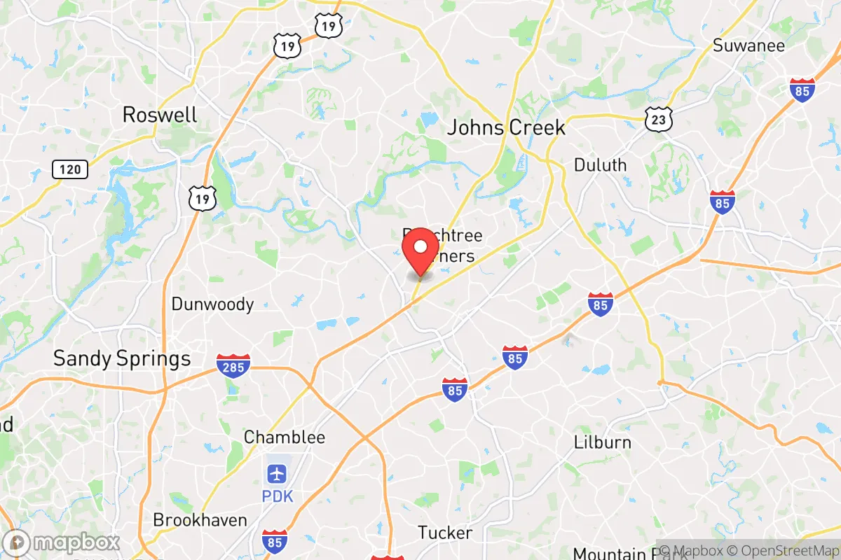 Map centered at 33.9667, -84.2318