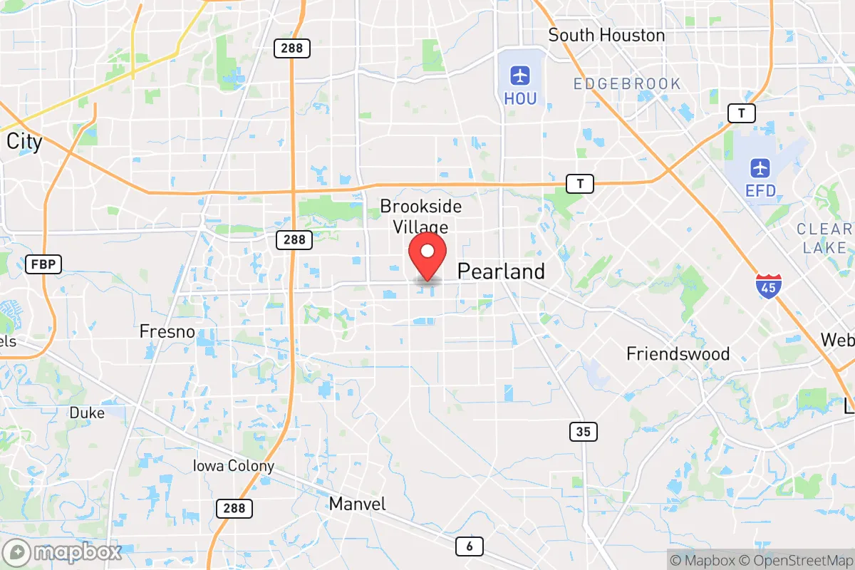 Map centered at 29.5582, -95.3219
