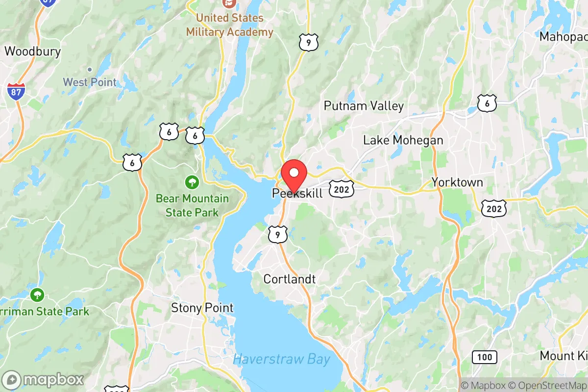 Map centered at 41.2884, -73.9227