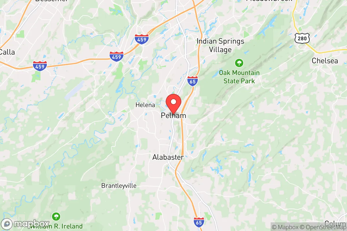 Map centered at 33.3113, -86.7575