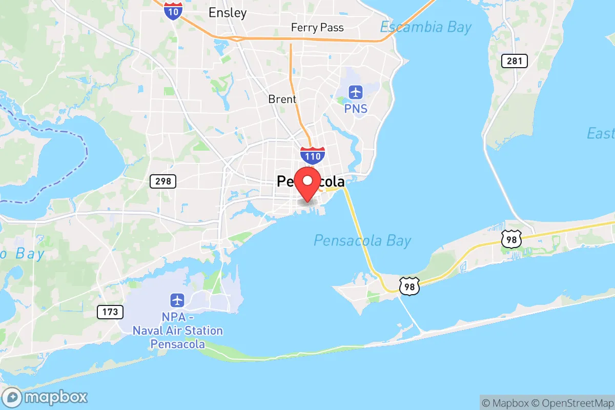 Map centered at 30.4413, -87.1912