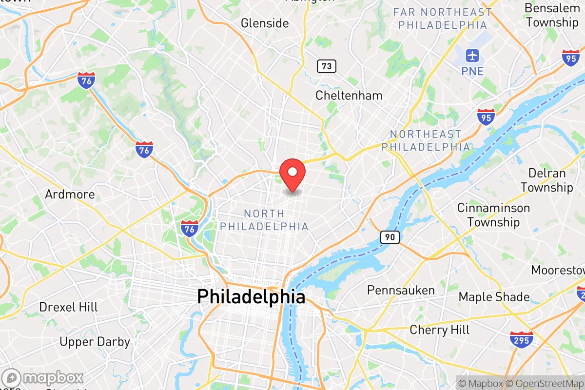 Map centered at 40.0075, -75.1343