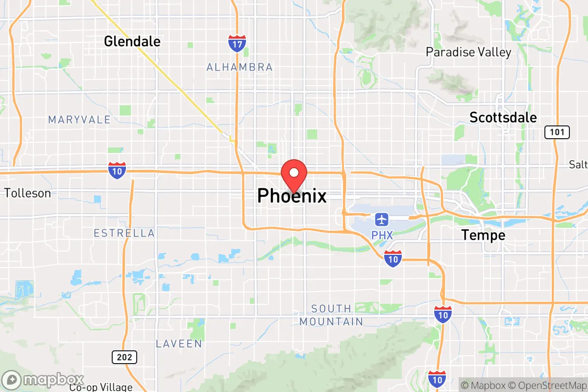 Map centered at 33.5719, -112.0892