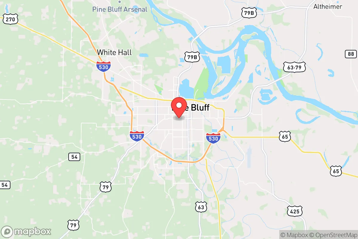 Map centered at 34.2116, -92.0173