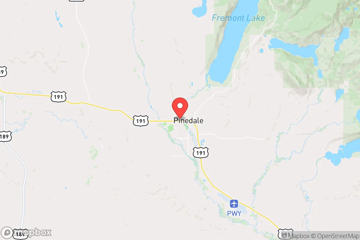 Map centered at 42.8676, -109.8705