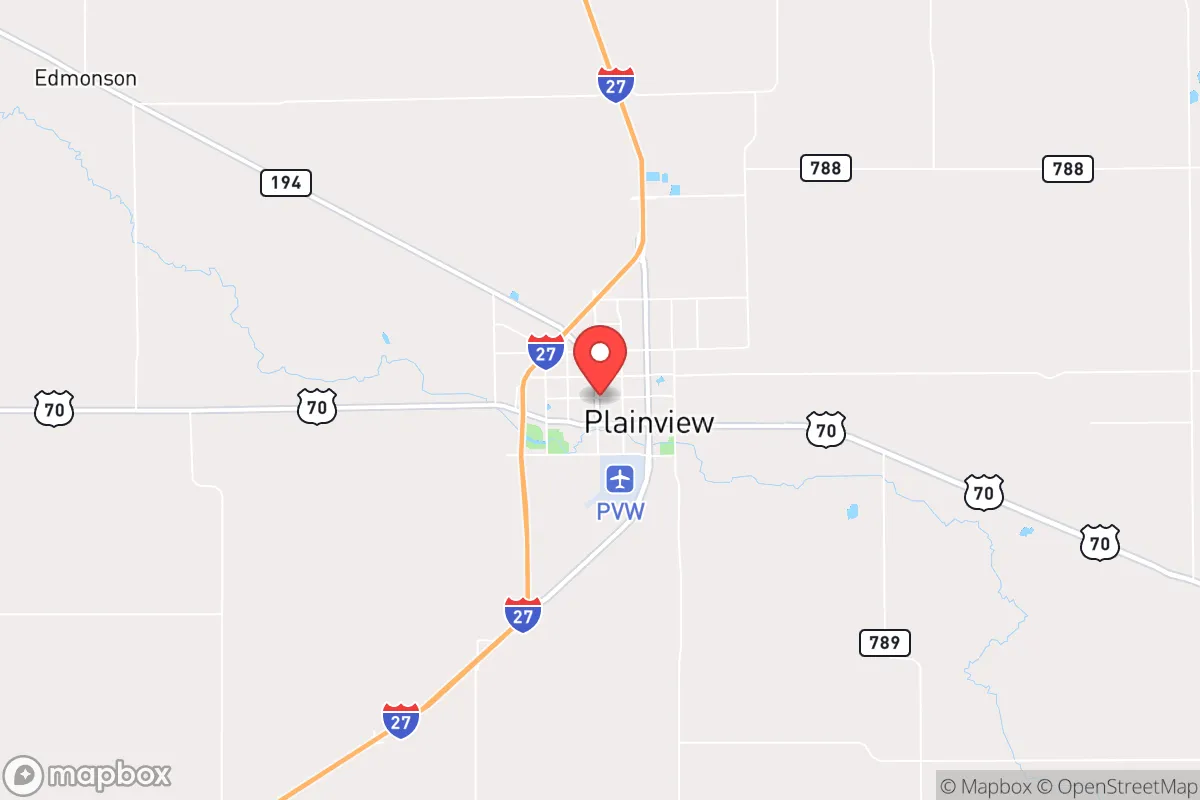 Map centered at 34.1911, -101.7235