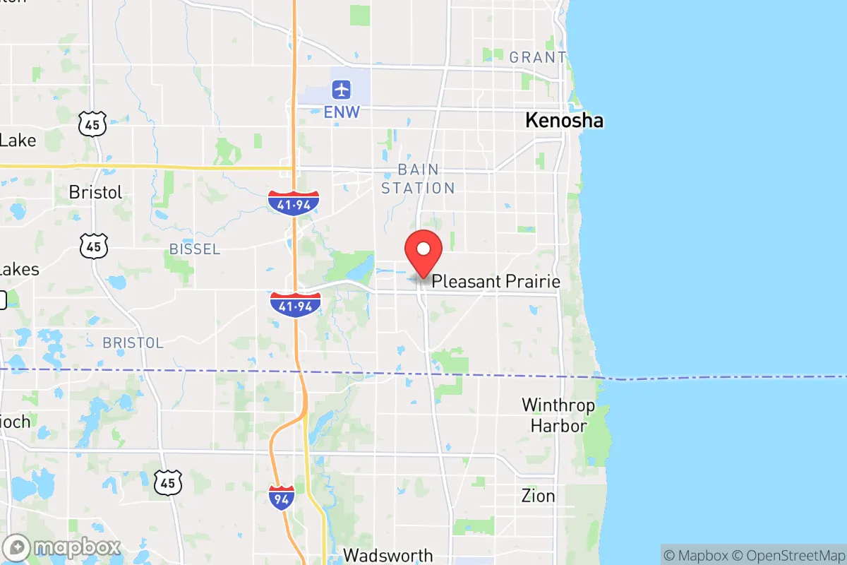 Map centered at 42.5266, -87.8896