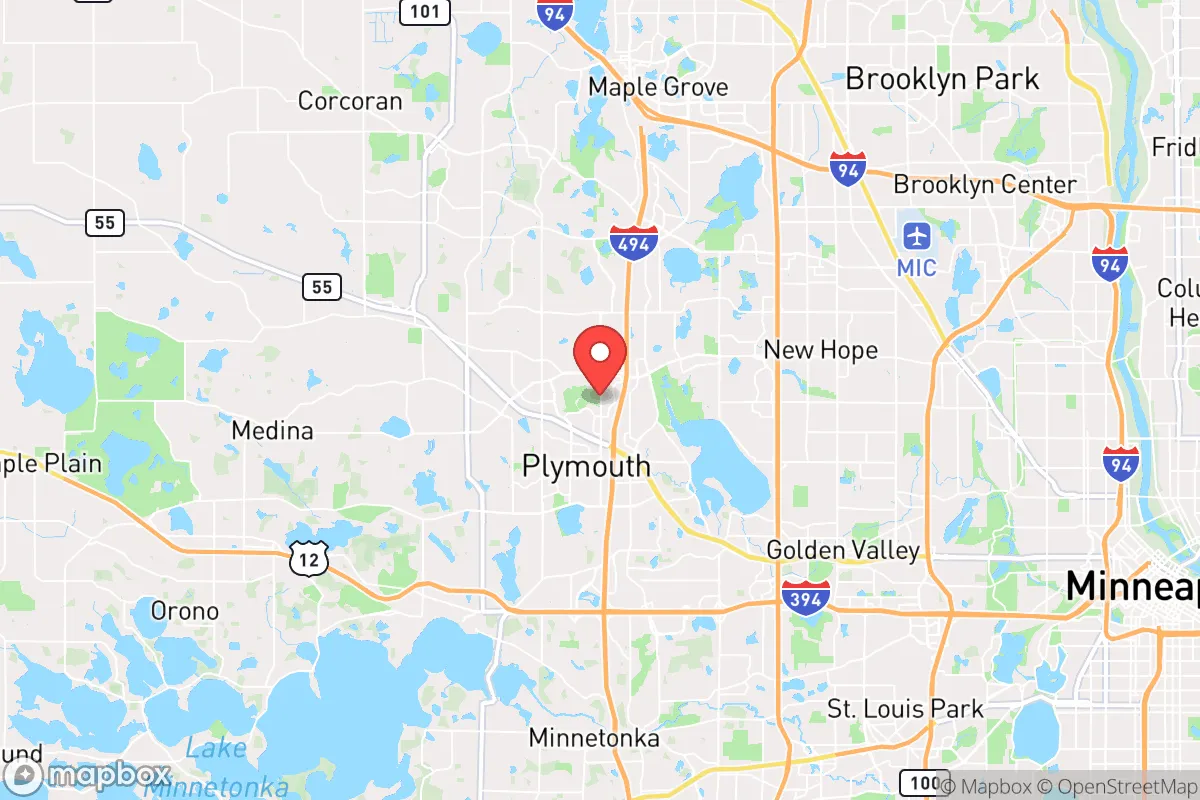 Map centered at 45.0225, -93.4617