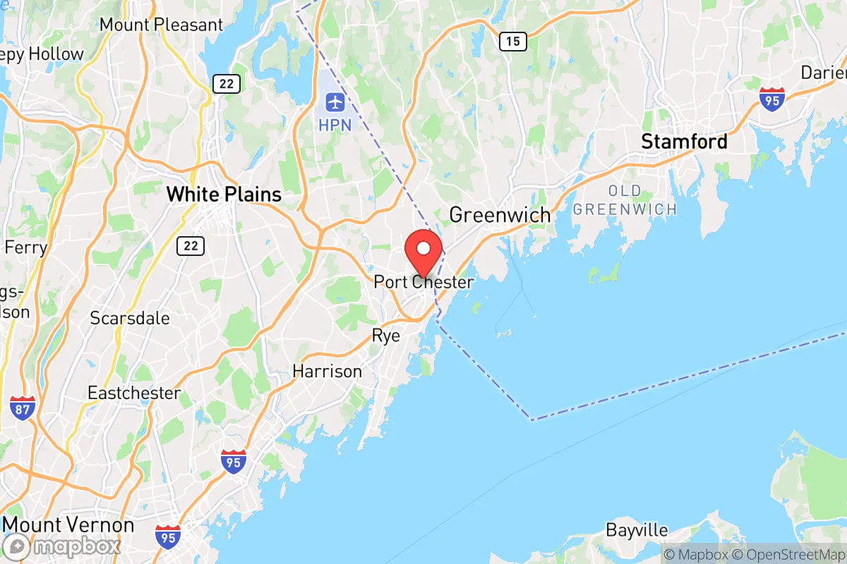 Map centered at 41.0051, -73.6680