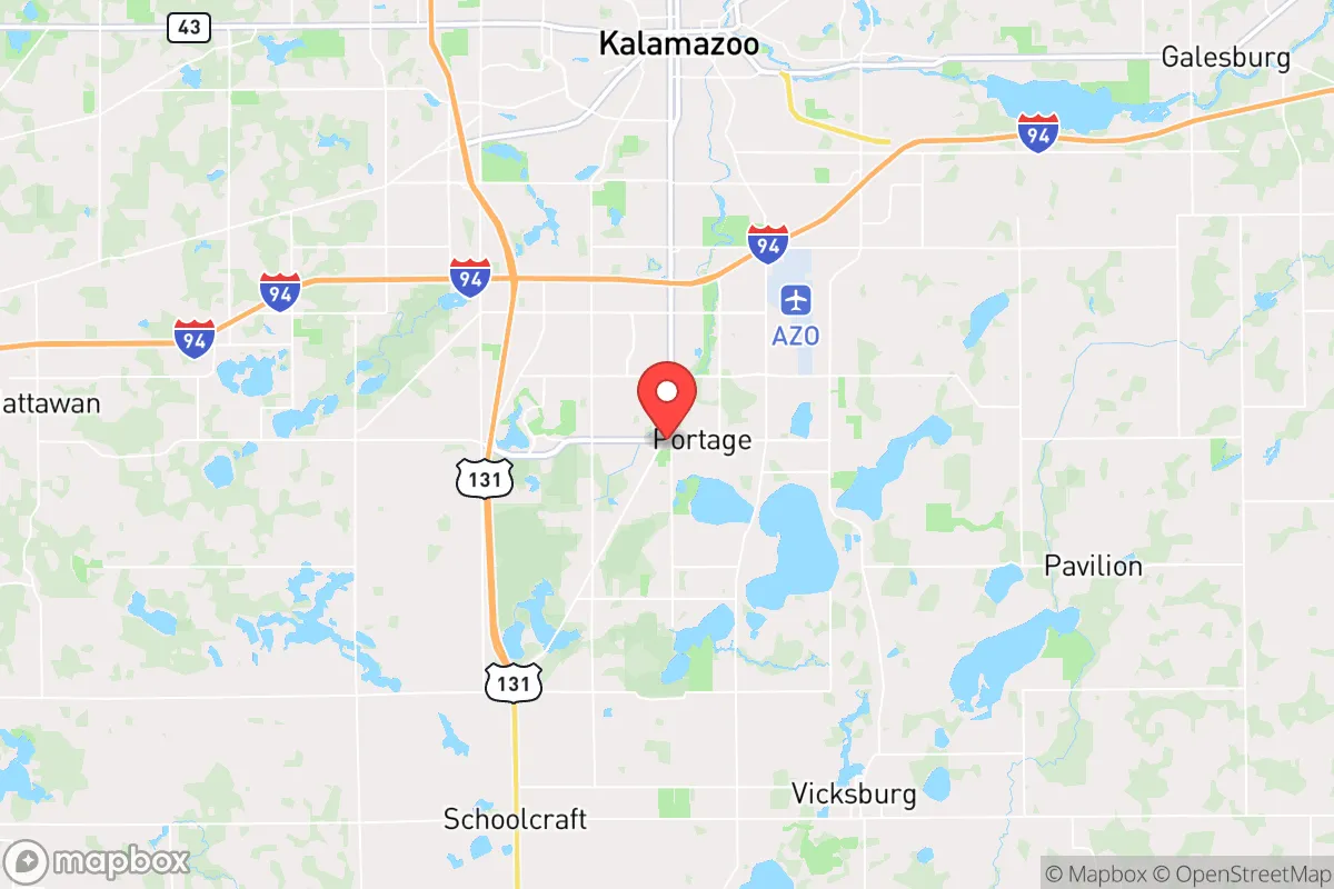 Map centered at 42.2000, -85.5907