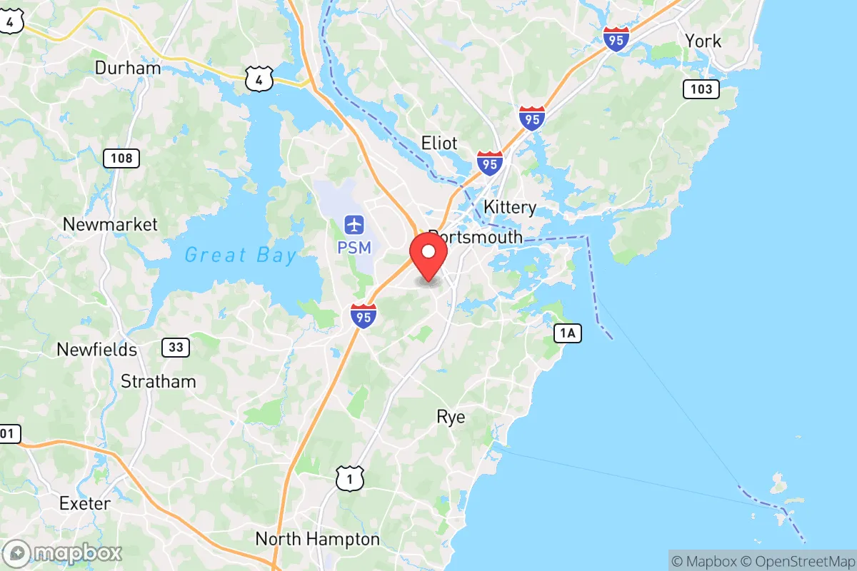Map centered at 43.0581, -70.7826