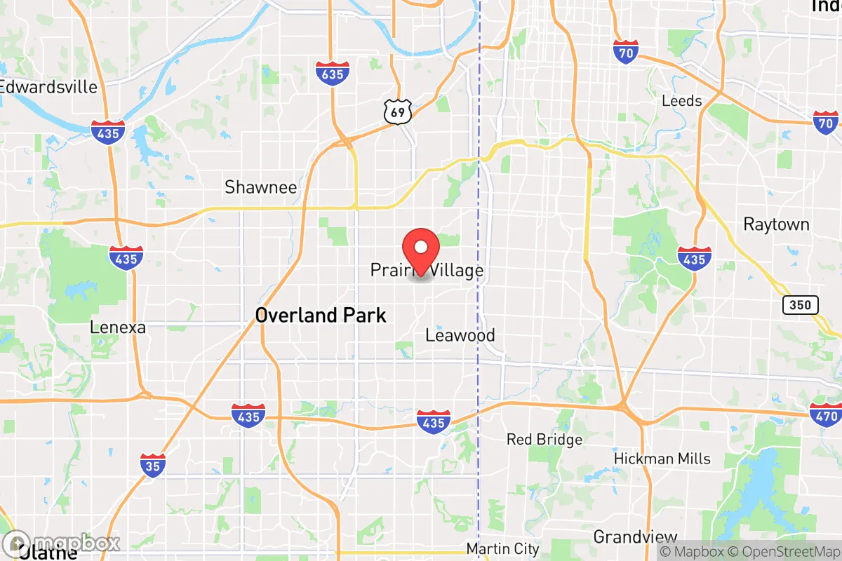 Map centered at 38.9874, -94.6361