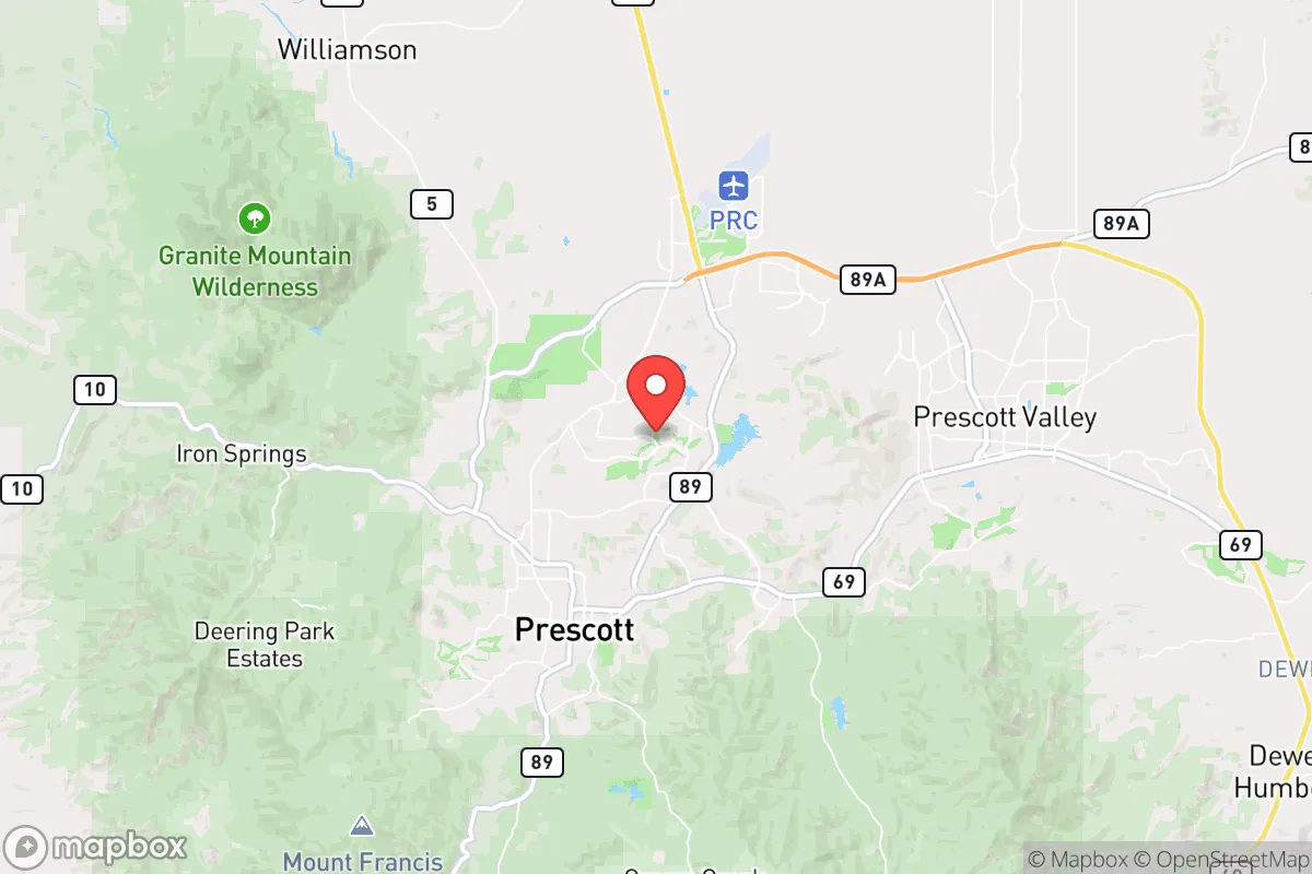 Map centered at 34.5899, -112.4432