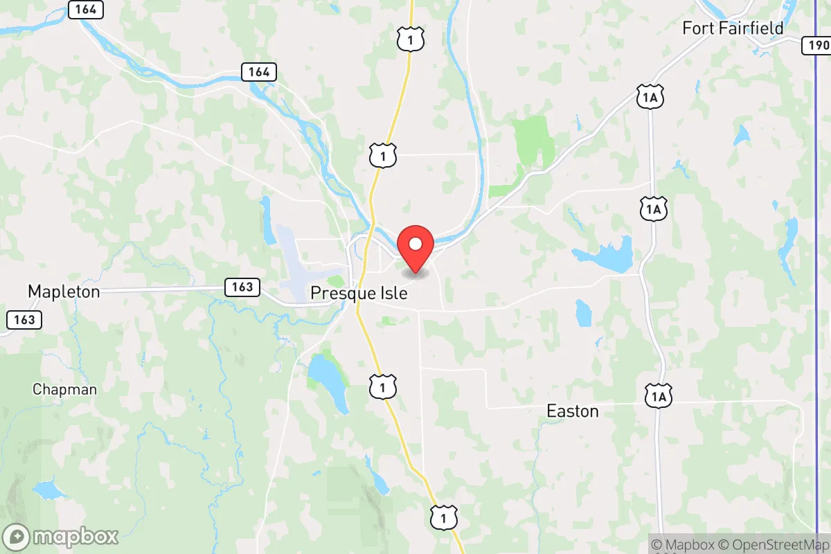 Map centered at 46.6867, -67.9873