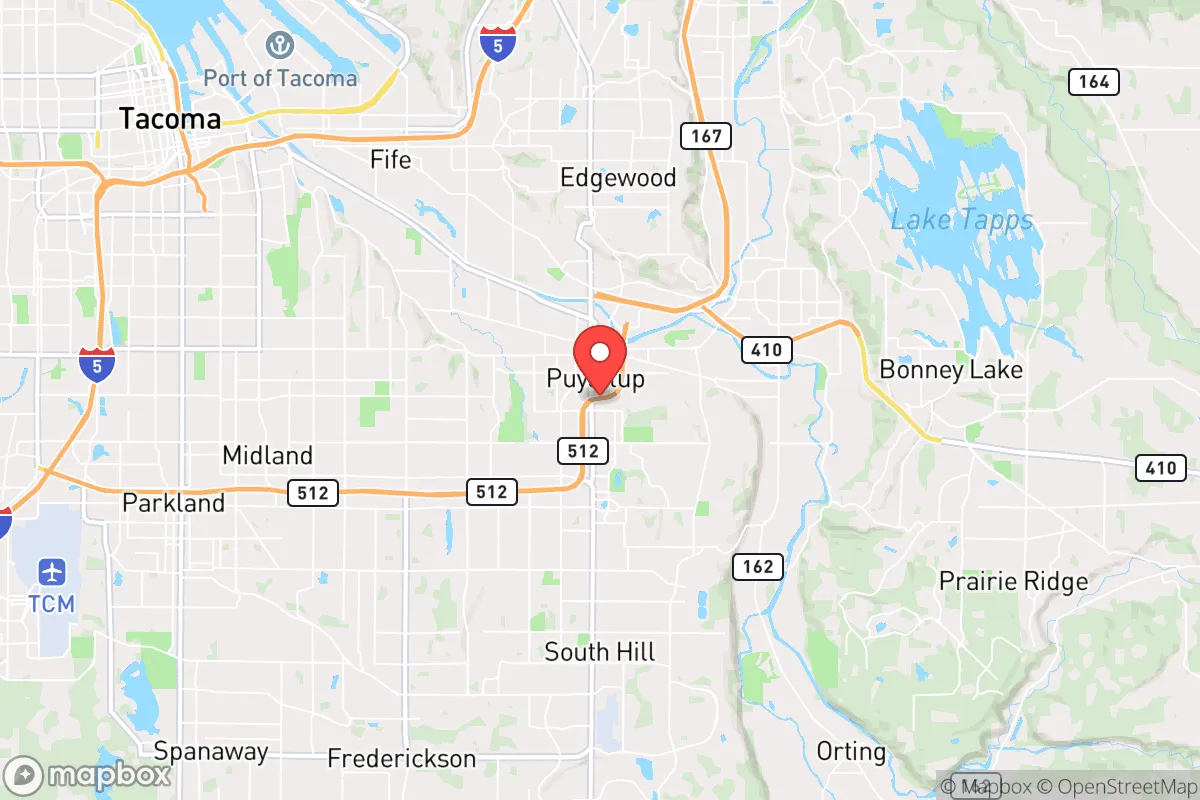 Map centered at 47.1799, -122.2906