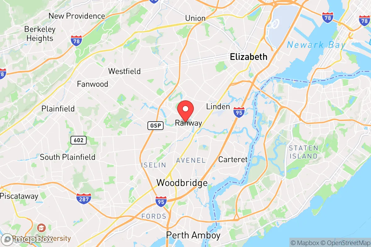 Map centered at 40.6076, -74.2807