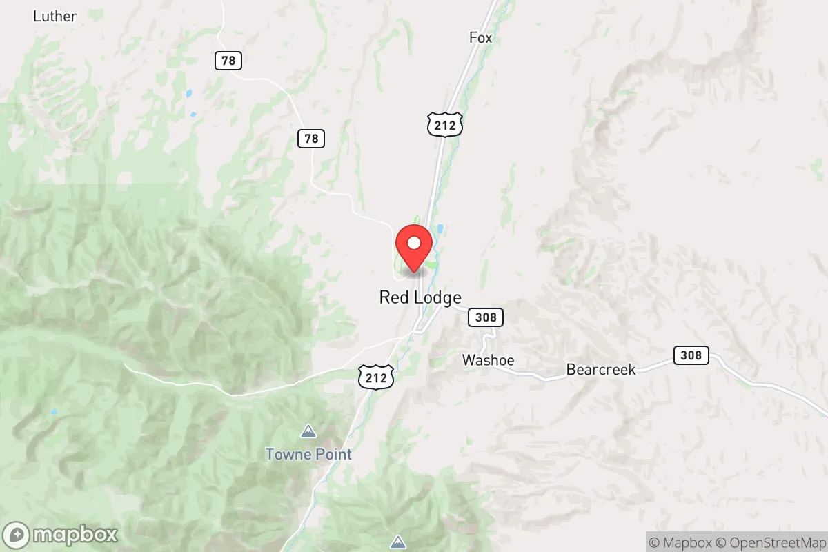 Map centered at 45.1933, -109.2501