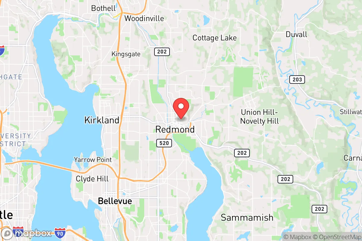 Map centered at 47.6763, -122.1170
