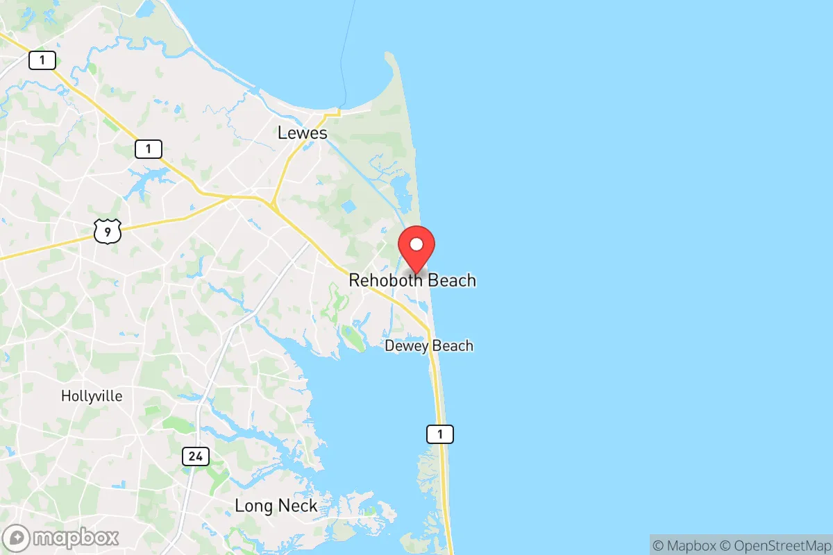 Map centered at 38.7175, -75.0814