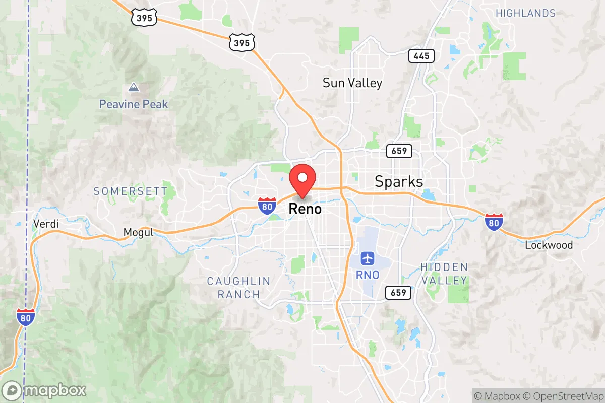 Map centered at 39.5491, -119.8476