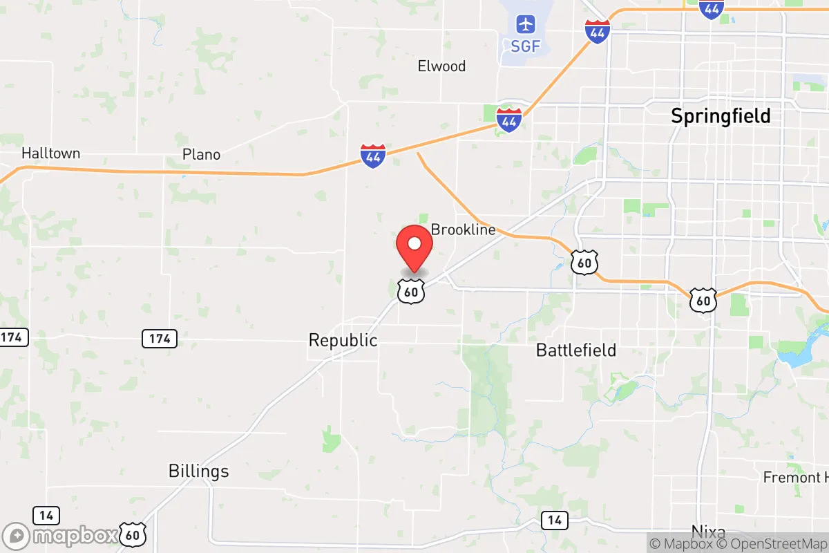 Map centered at 37.1446, -93.4446