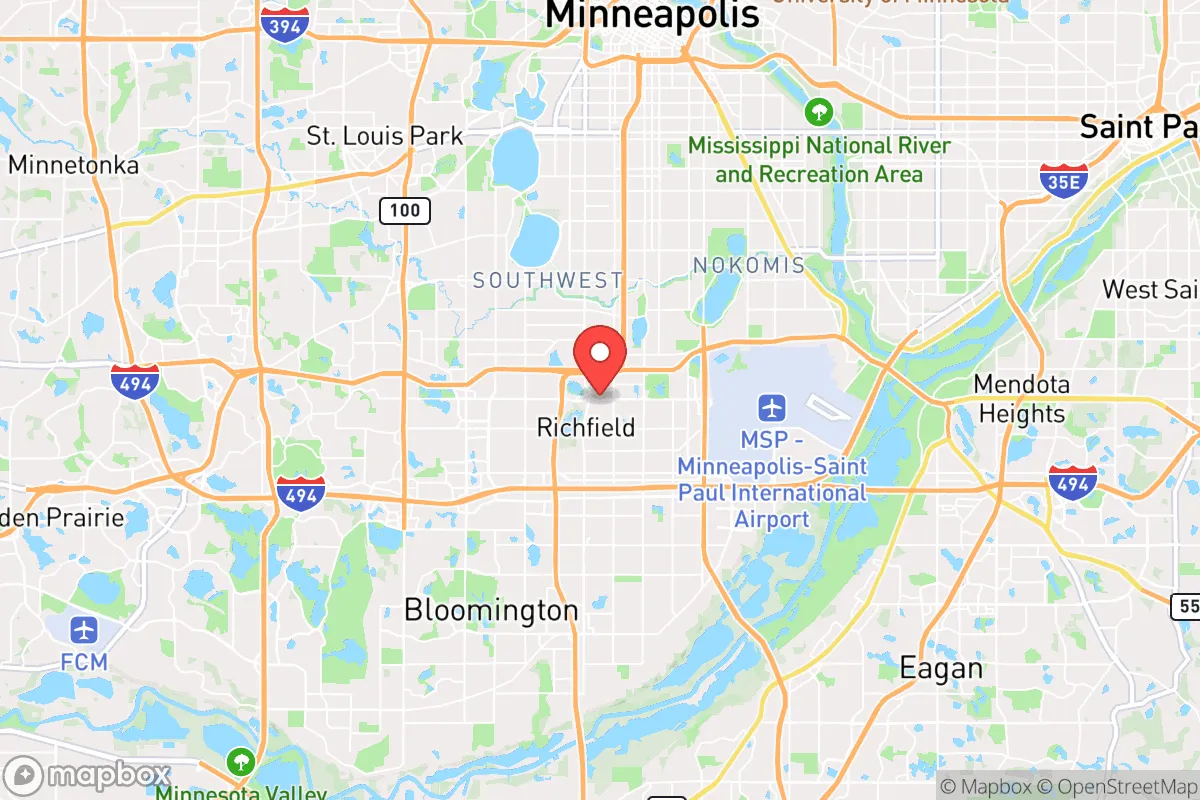 Map centered at 44.8762, -93.2830