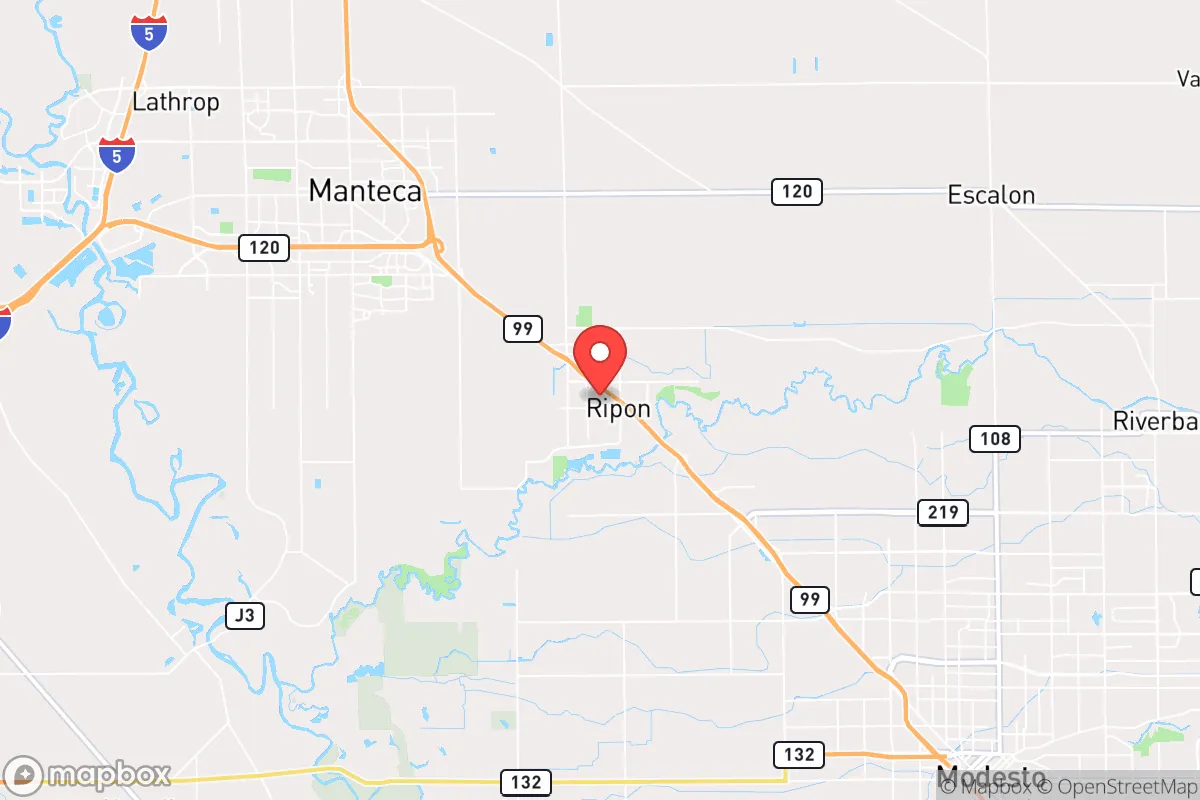 Map centered at 37.7417, -121.1310