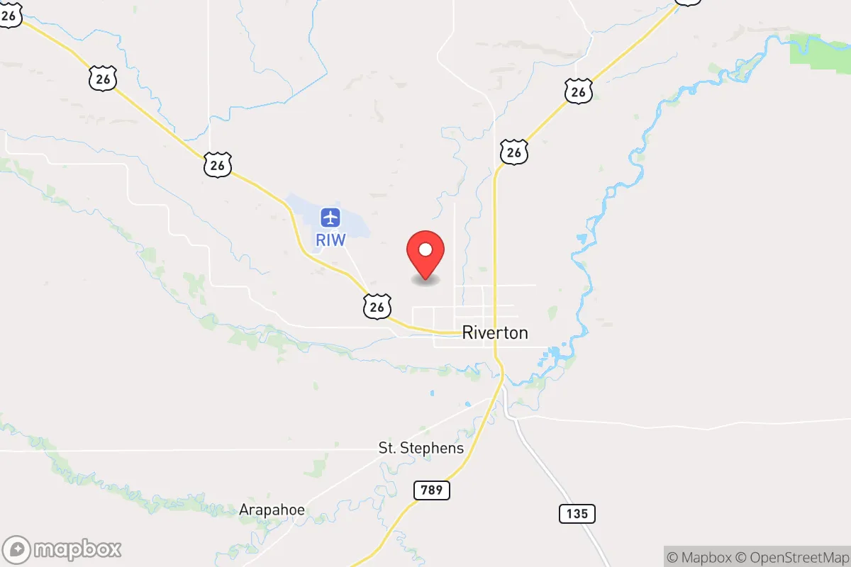 Map centered at 43.0421, -108.4143