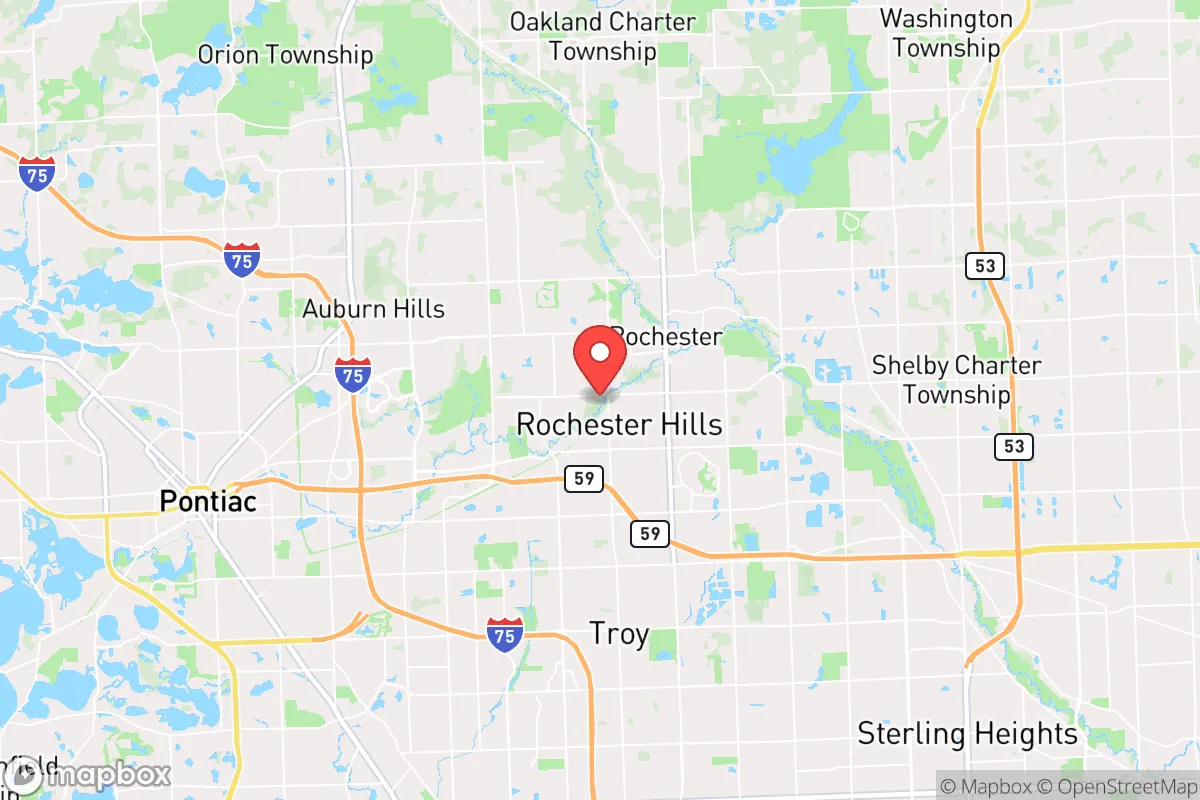 Map centered at 42.6645, -83.1563