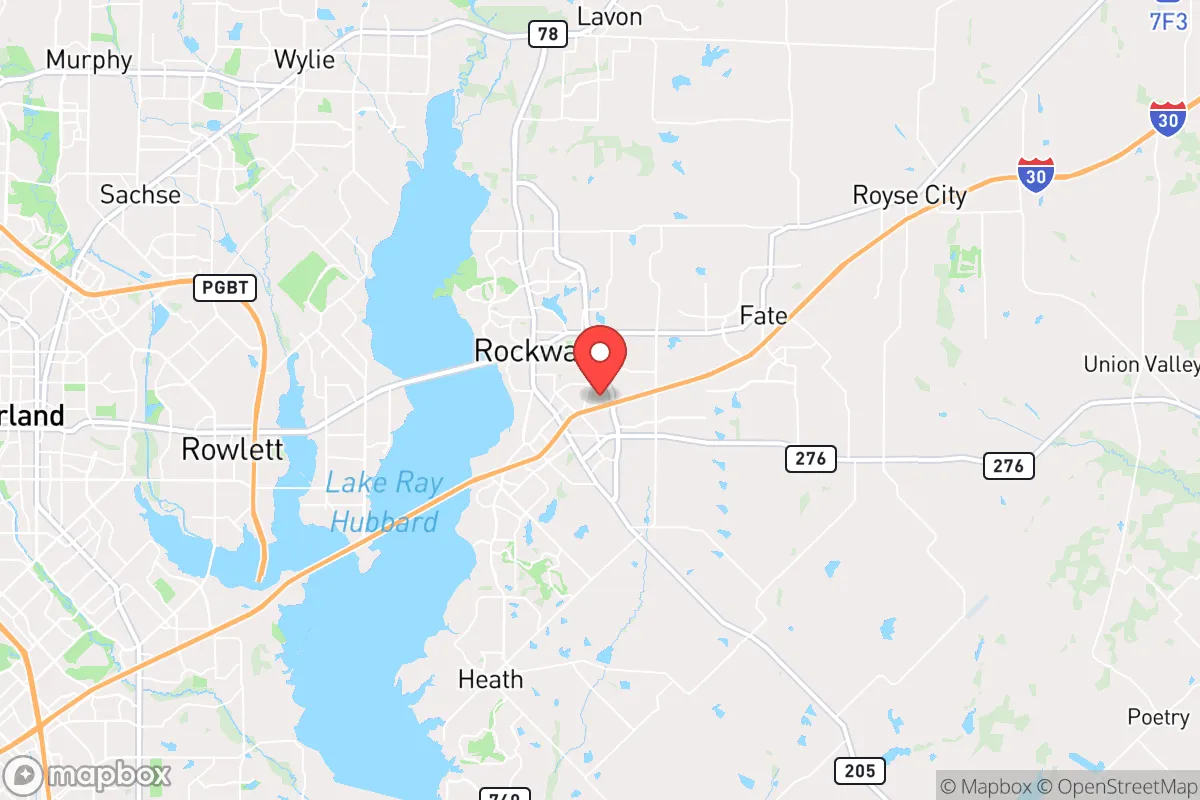 Map centered at 32.9171, -96.4374