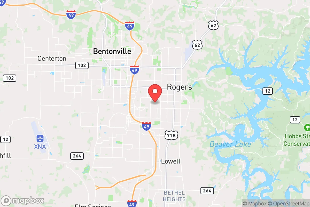 Map centered at 36.3171, -94.1516