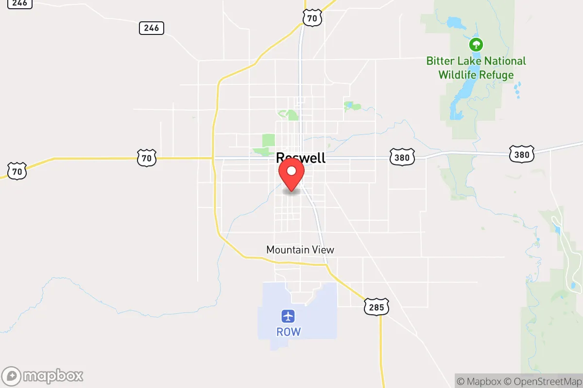 Map centered at 33.3730, -104.5293
