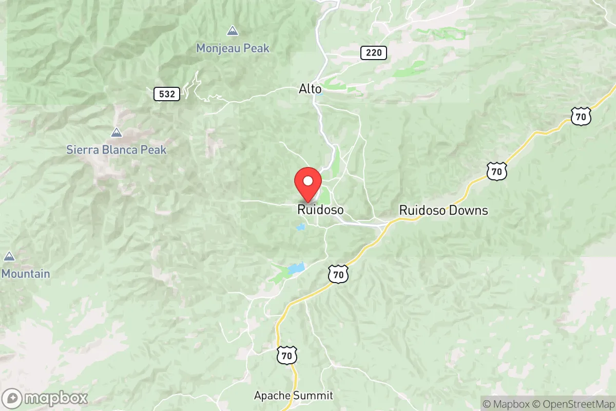Map centered at 33.3646, -105.6435