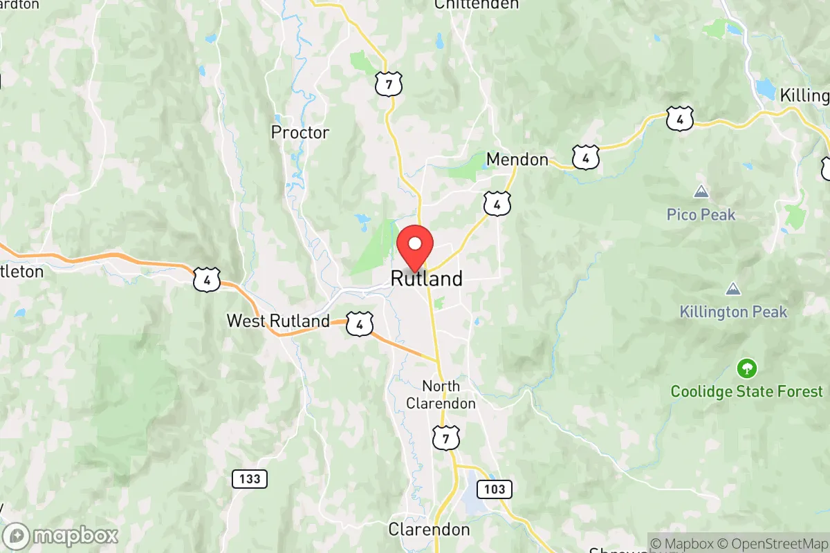 Map centered at 43.6092, -72.9782