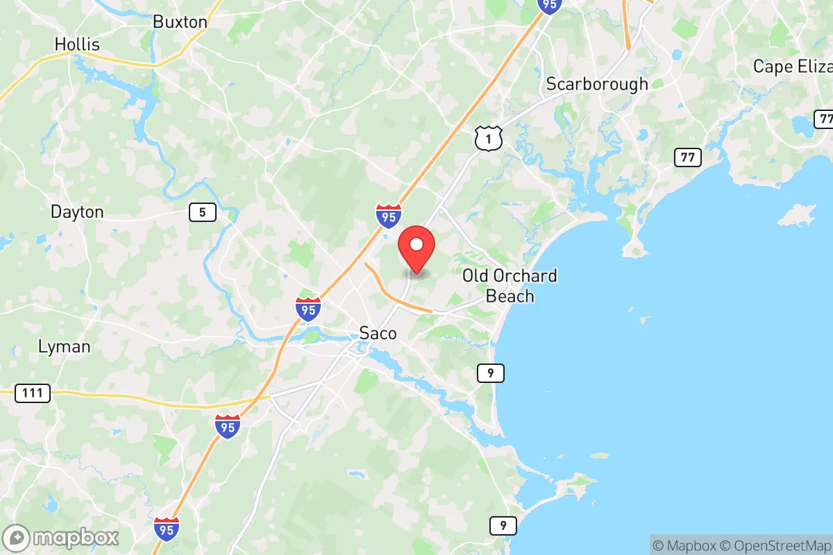 Map centered at 43.5207, -70.4239