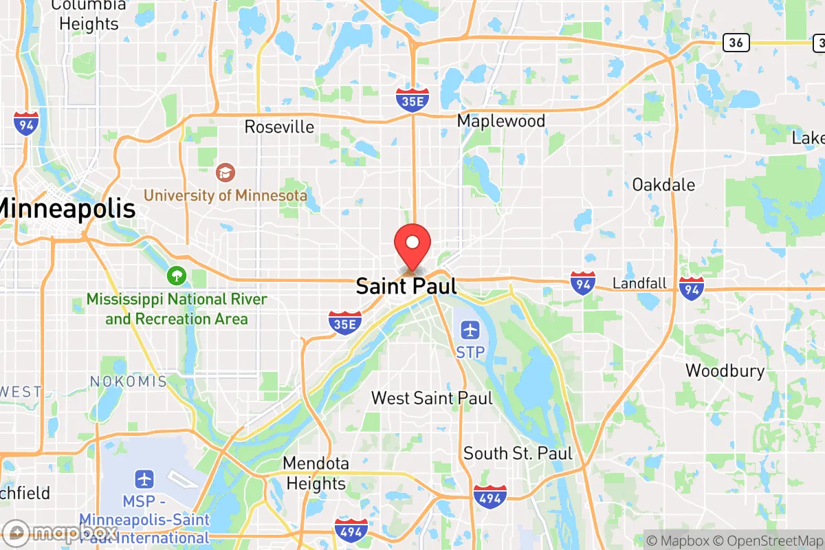 Map centered at 44.9537, -93.0900