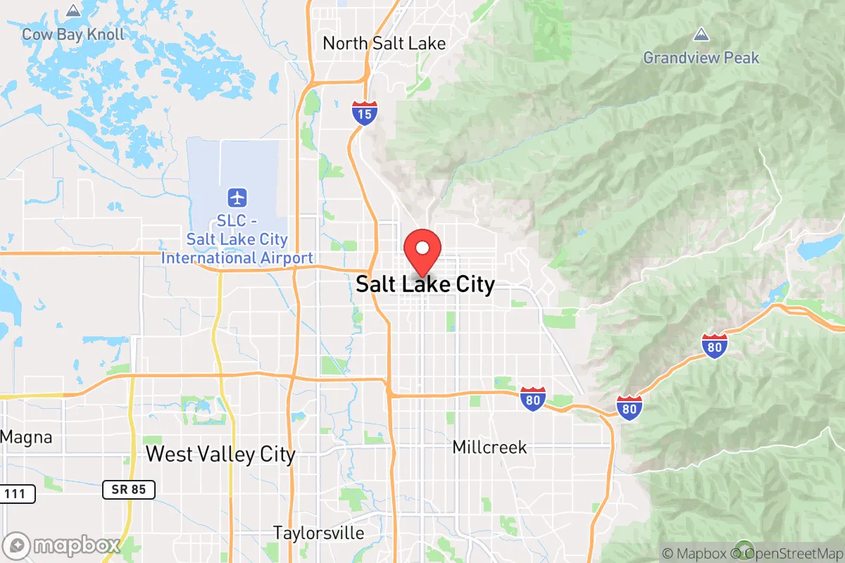 Map centered at 40.7772, -111.9305